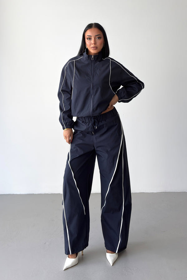Routines Striped Zippers Tracksuit - Blue 2611