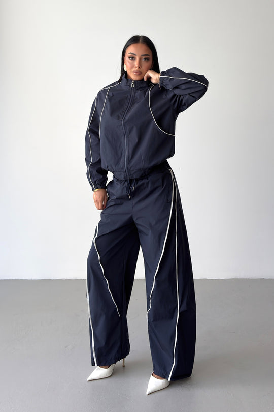 Routines Striped Zippers Tracksuit - Blue 2611