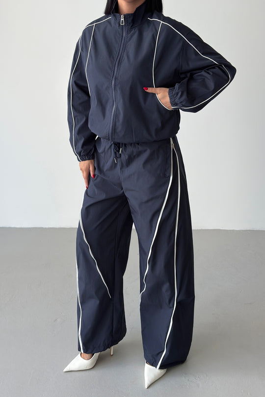 Routines Striped Zippers Tracksuit - Blue 2611