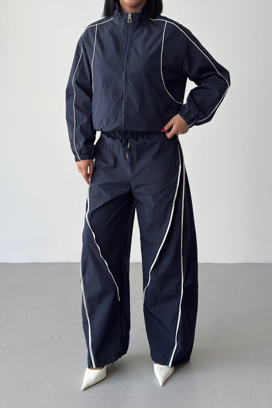 Routines Striped Zippers Tracksuit - Blue 2611