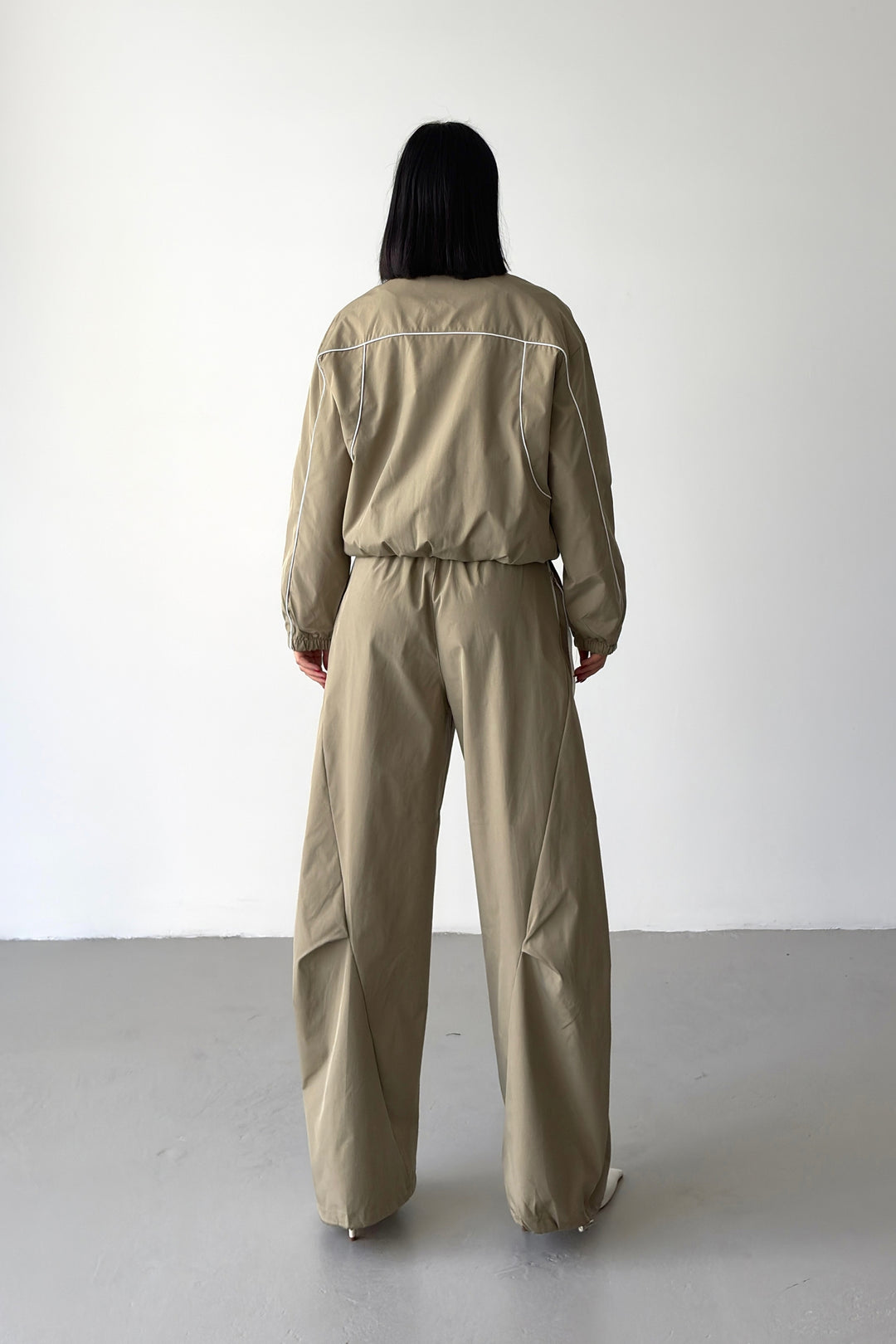 Routines Striped Zippers Tracksuit - Olive 2611