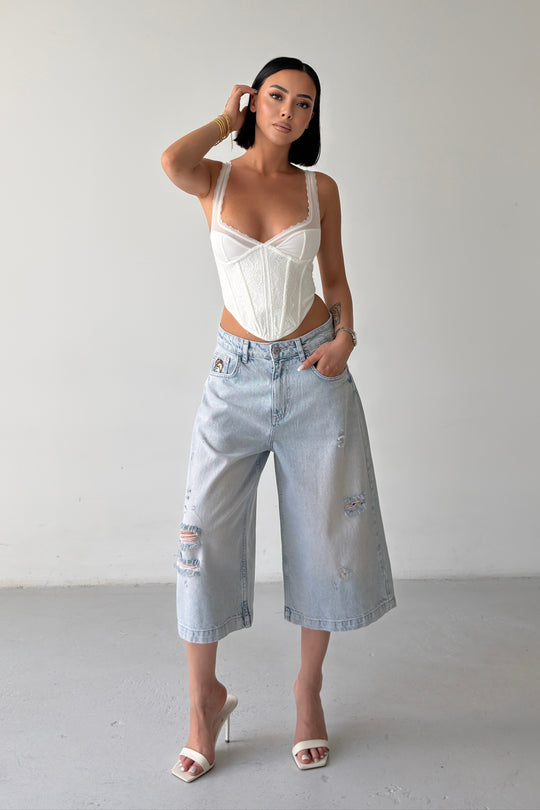 Routines Teddy Detail Baggy Jorts 4994