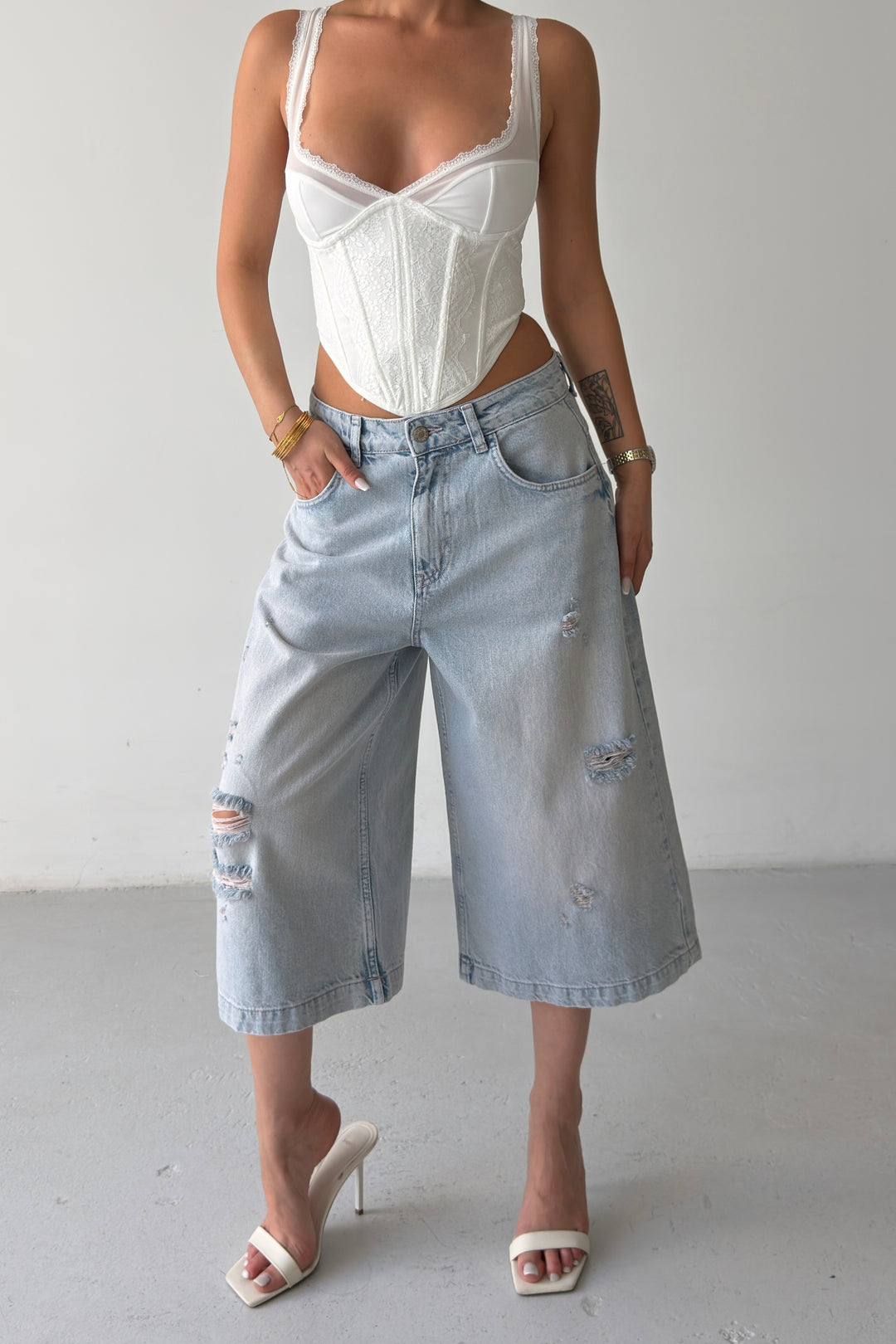 Routines Teddy Detail Baggy Jorts 4994