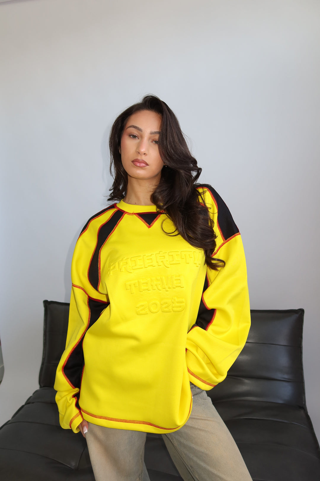 Routines Tokyo Embossed Longsleeve - Yellow 1993 T-Shirt Routines Fashion