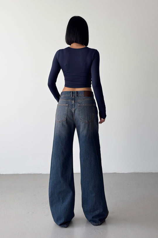 Routines Two-tone Straight Jeans 5580