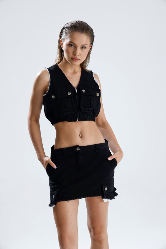 Routines Two Piece Cargo Set - Black 522020623 - ROUTINES