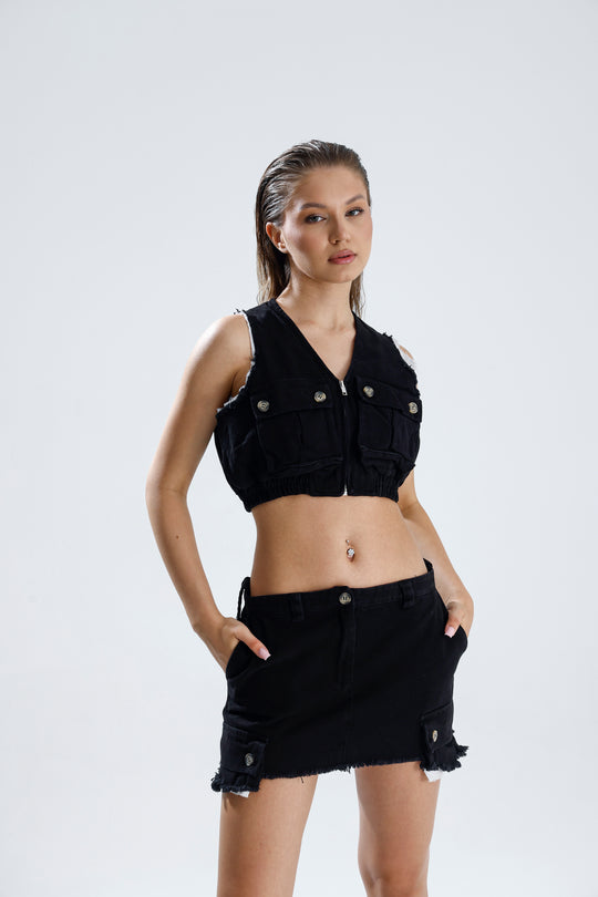 Routines Two Piece Cargo Set - Black 522020623 - ROUTINES