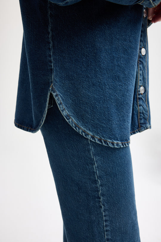 Routines Two Piece Denim Set - Blue - Tall 1444-1 Set Routines Fashion