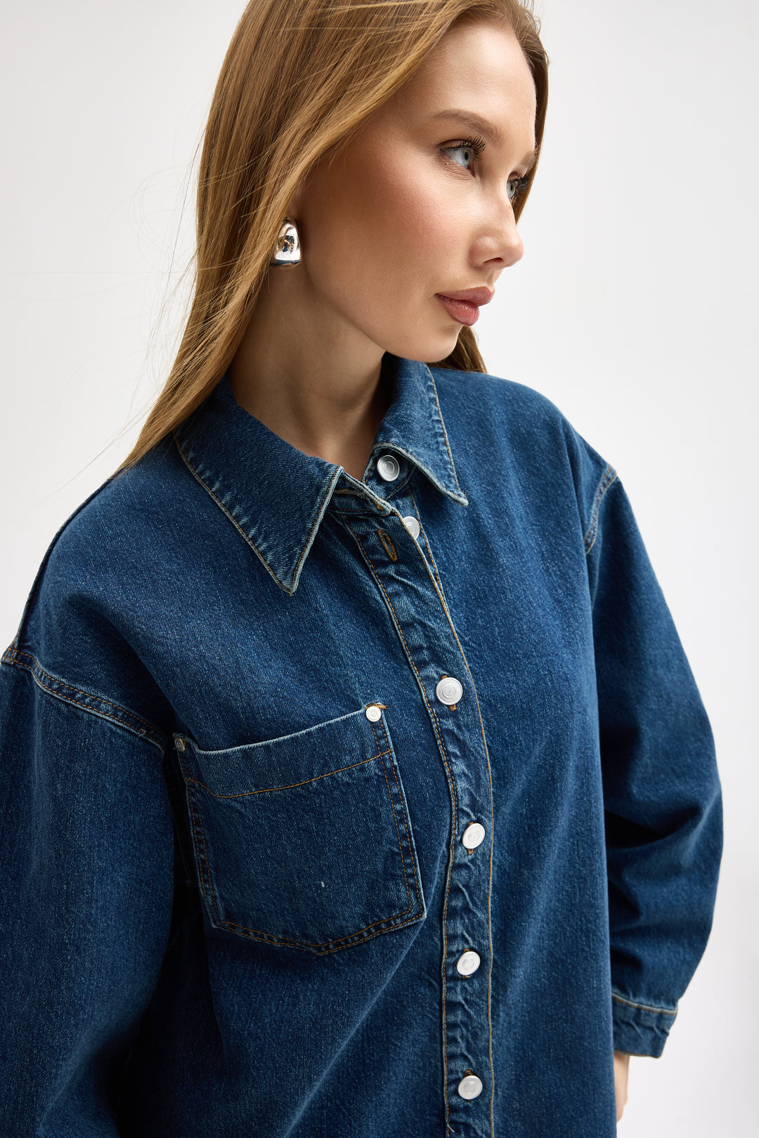 Routines Two Piece Denim Set - Blue - Tall 1444-1 Set Routines Fashion