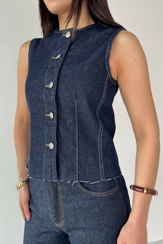 Routines Two Piece Denim Vest Set 0199 - ROUTINES
