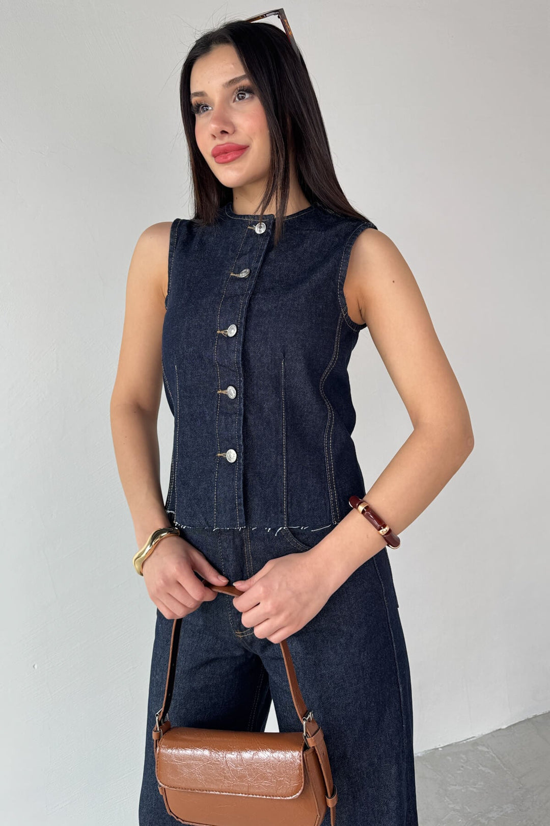 Routines Two Piece Denim Vest Set 0199 - ROUTINES