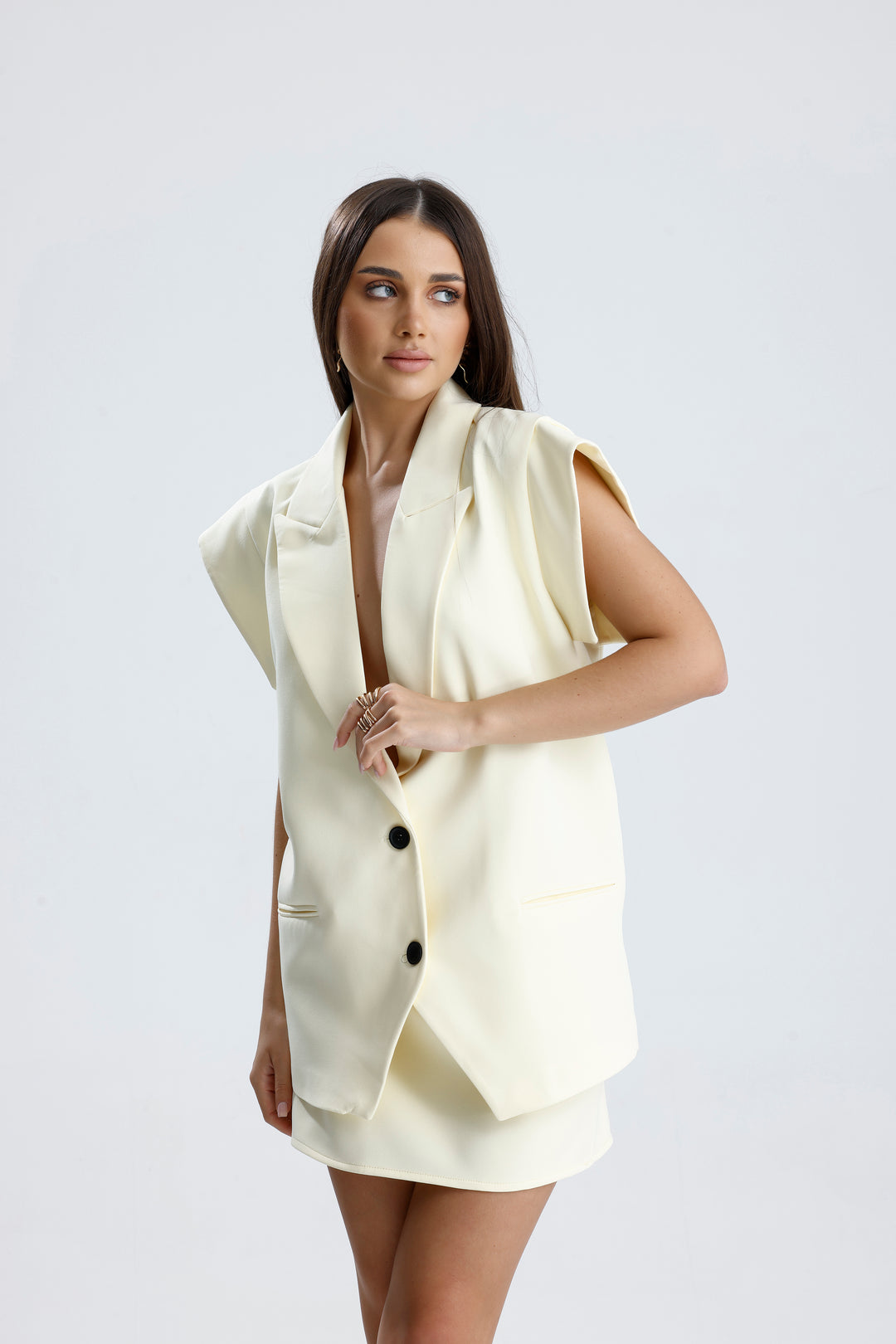Routines Two Piece Gilet Set - Butter Yellow 905211 - ROUTINES