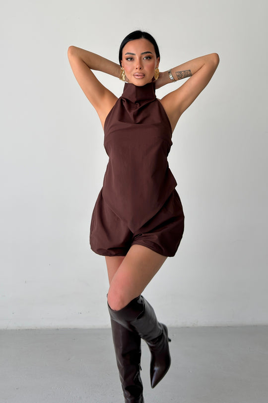 Routines Two Piece Short Set - Brown 5430 - ROUTINES