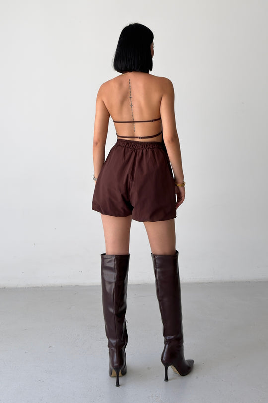 Routines Two Piece Short Set - Brown 5430 - ROUTINES