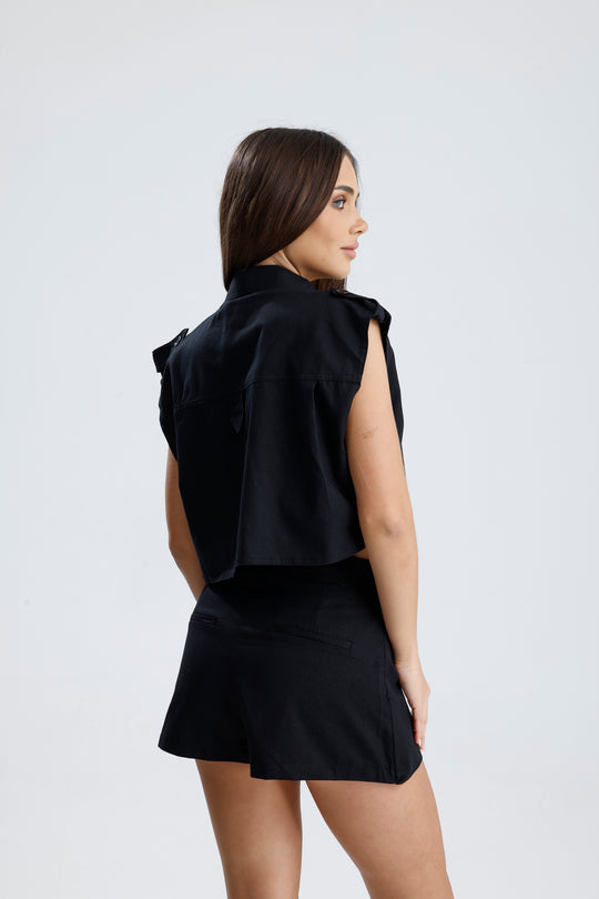 Routines Two Piece Skort Set - Black 25101 - ROUTINES