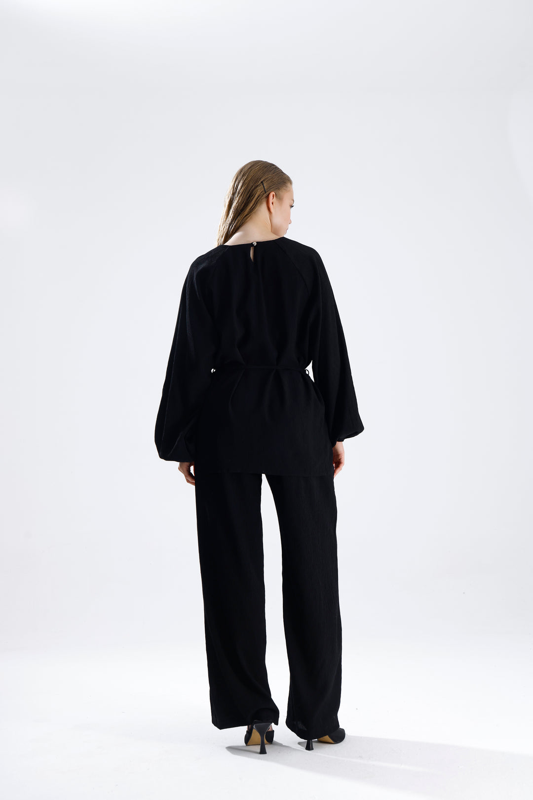 Routines Two Piece Tie Up Set - Black 4125 - ROUTINES