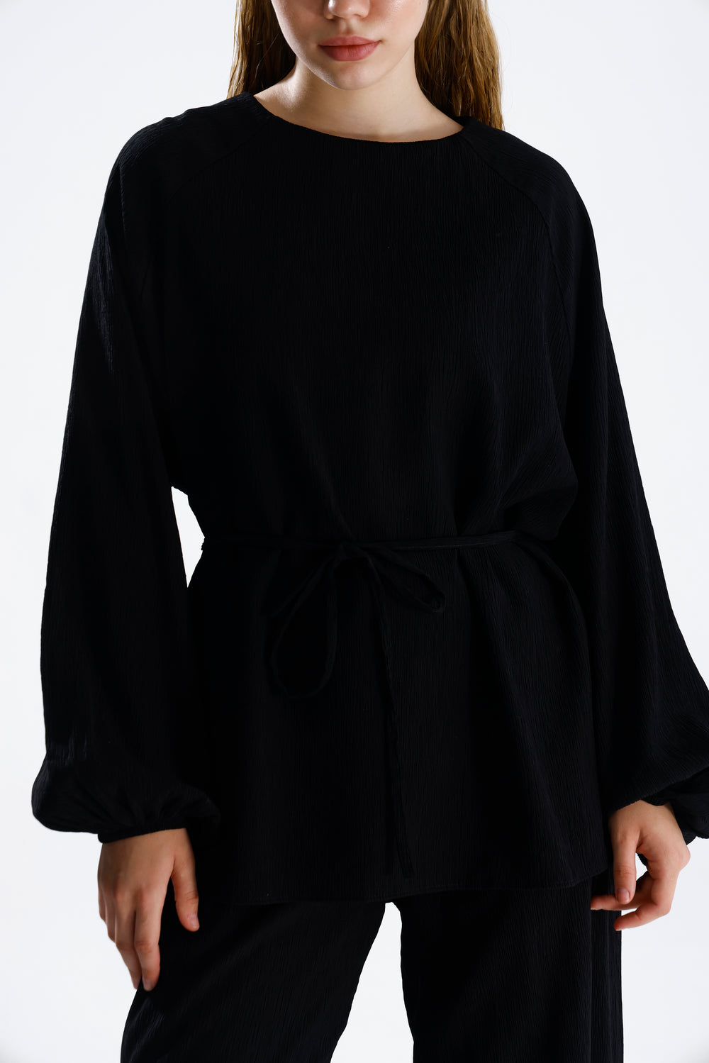 Routines Two Piece Tie Up Set - Black 4125 - ROUTINES