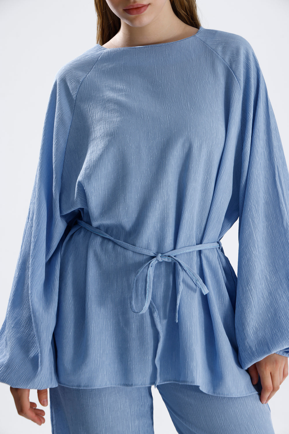 Routines Two Piece Tie Up Set - Blue 4125 - ROUTINES