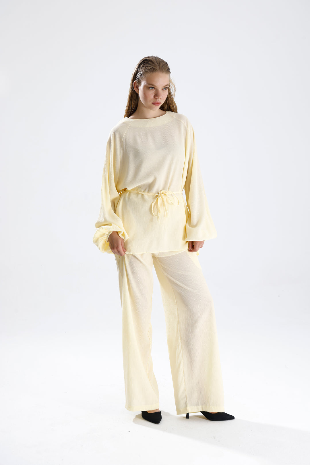 Routines Two Piece Tie Up Set - Yellow 4125 - ROUTINES