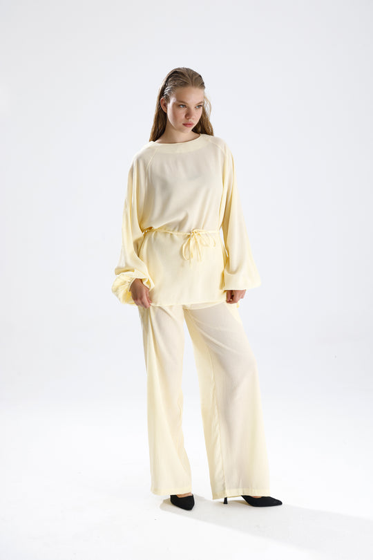Routines Two Piece Tie Up Set - Yellow 4125 - ROUTINES