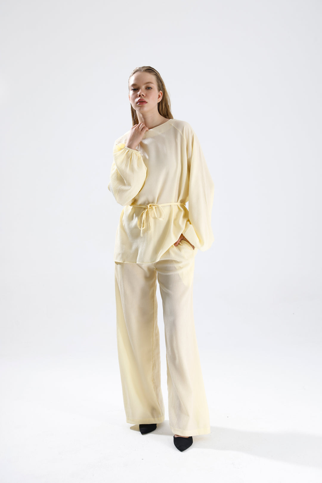Routines Two Piece Tie Up Set - Yellow 4125 - ROUTINES