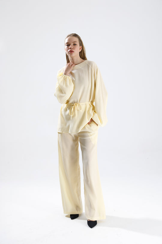 Routines Two Piece Tie Up Set - Yellow 4125 - ROUTINES
