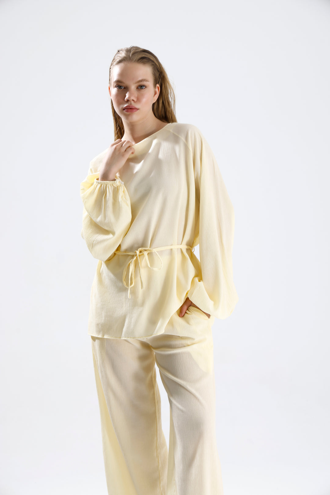 Routines Two Piece Tie Up Set - Yellow 4125 - ROUTINES