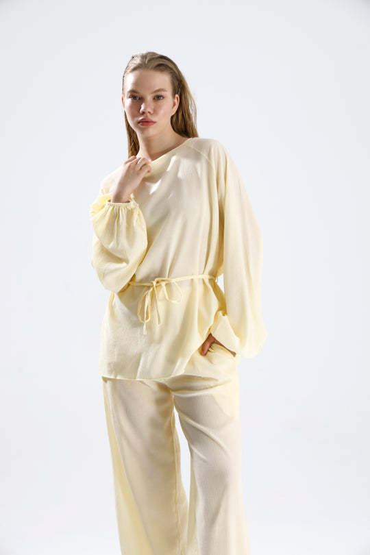 Routines Two Piece Tie Up Set - Yellow 4125 - ROUTINES