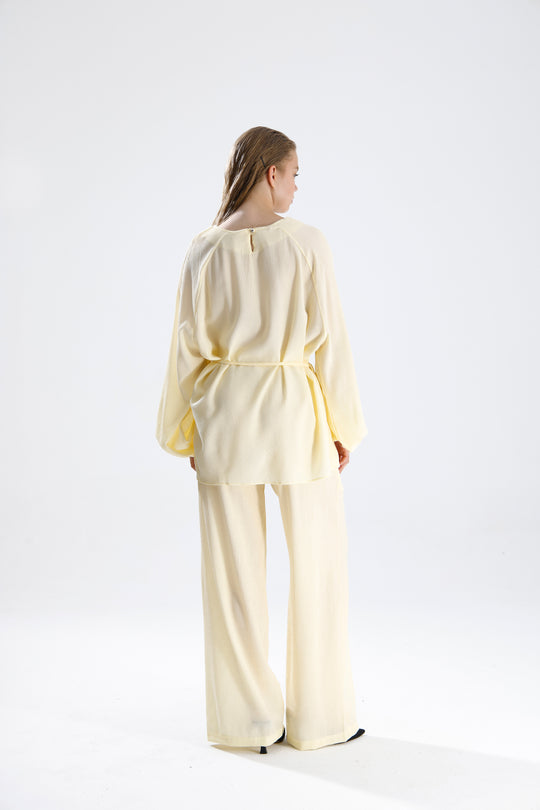 Routines Two Piece Tie Up Set - Yellow 4125 - ROUTINES