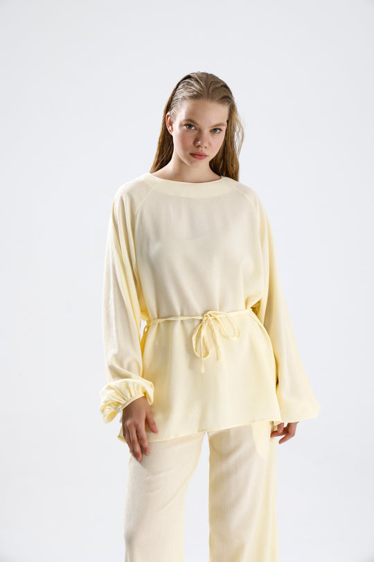Routines Two Piece Tie Up Set - Yellow 4125 - ROUTINES