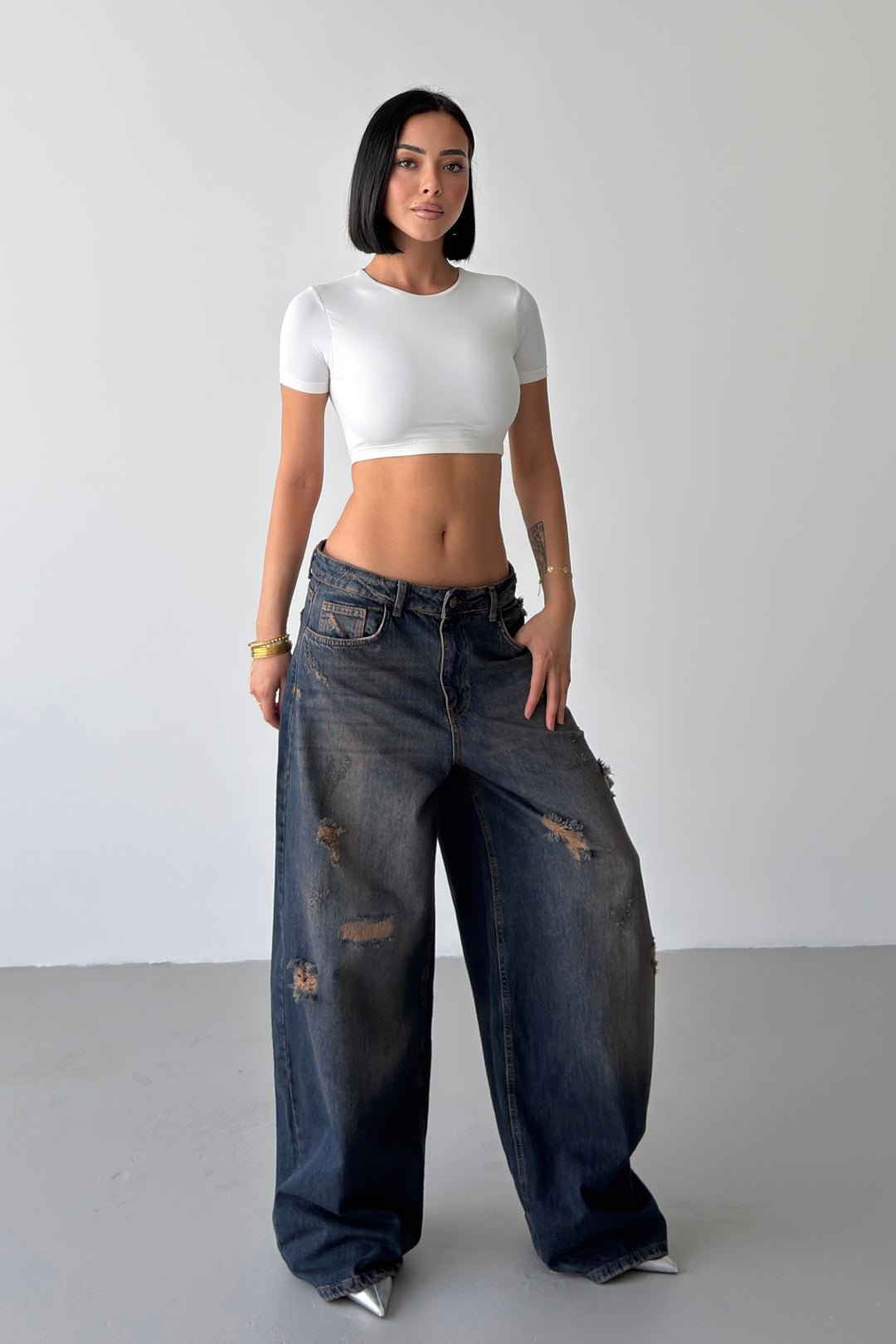Routines Vintage Balloon Baggy Jeans 5361 - ROUTINES