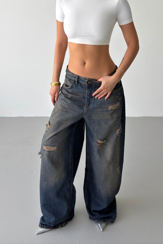 Routines Vintage Balloon Baggy Jeans 5361 - ROUTINES