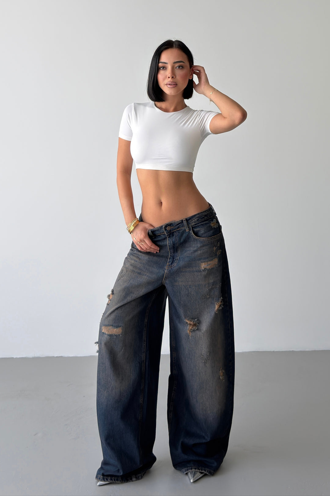 Routines Vintage Balloon Baggy Jeans 5361 - ROUTINES