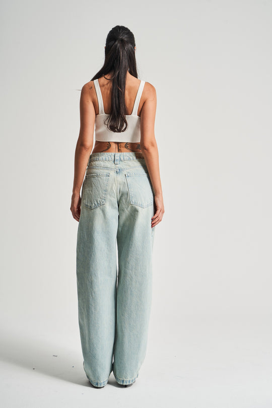 Routines Vintage Ripped Baggy Jeans 3495 - ROUTINES