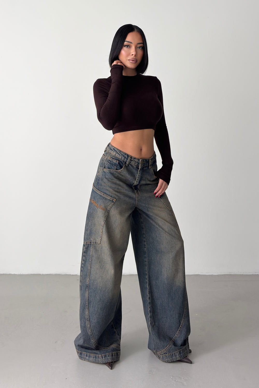 Routines Vintage Side Pockets Baggy Jeans 5610 - ROUTINES