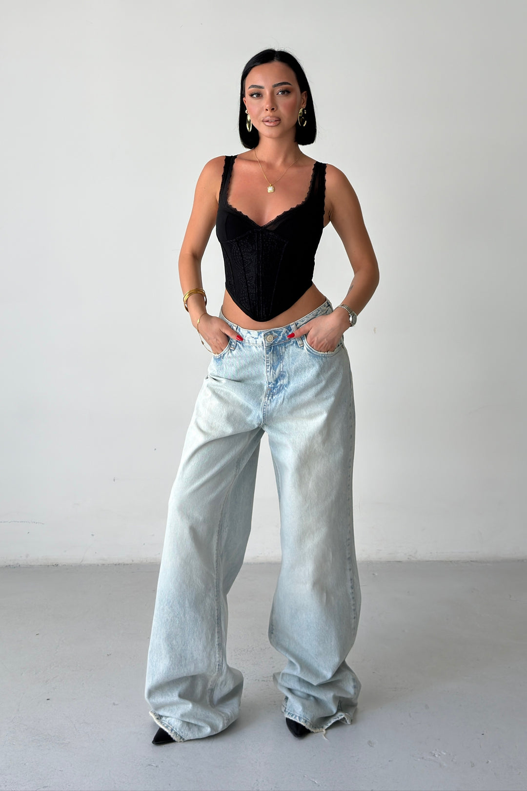 Routines Vintage Wash Baggy Jeans 2009-1 - ROUTINES