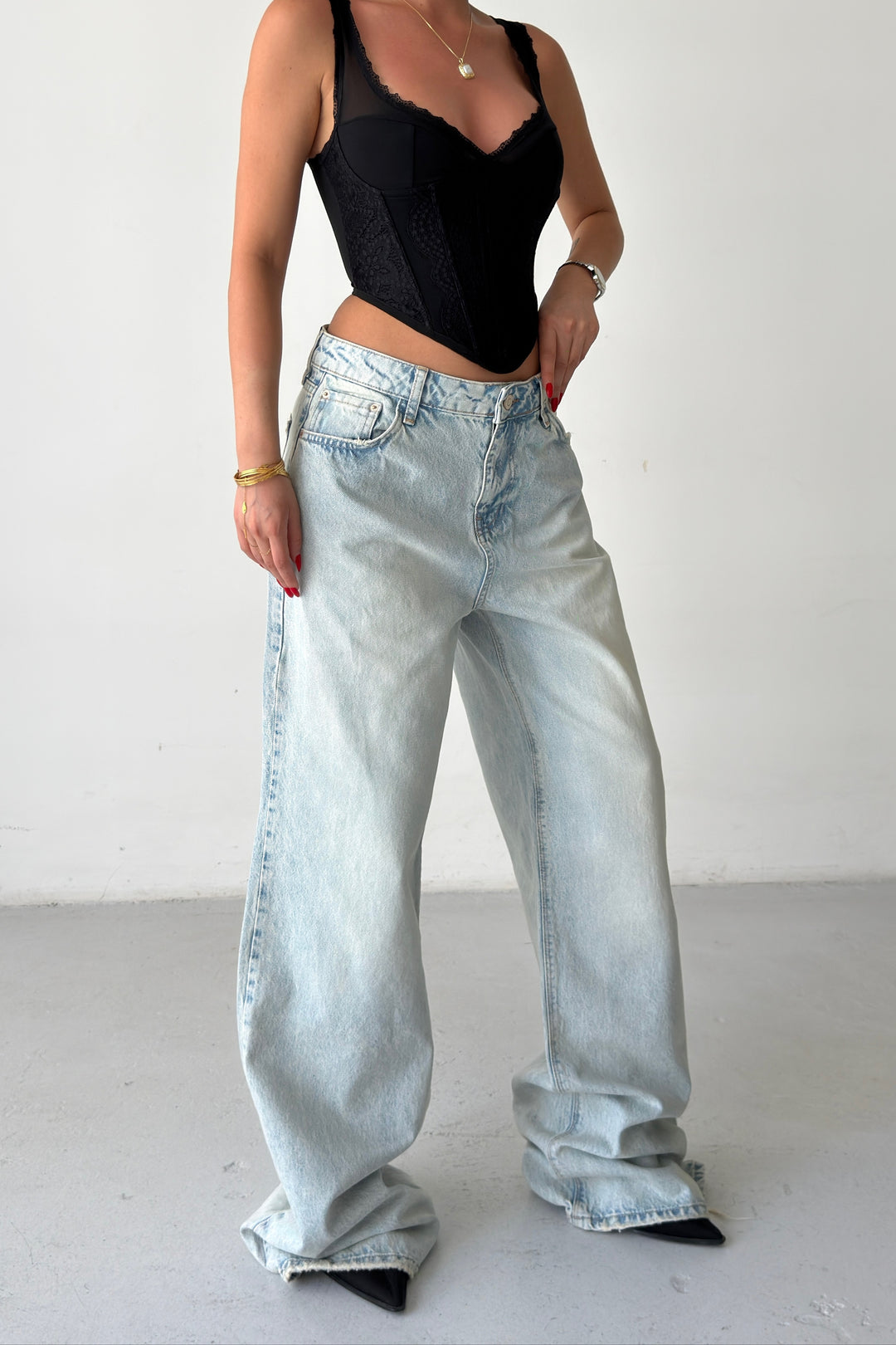 Routines Vintage Wash Baggy Jeans 2009-1 - ROUTINES