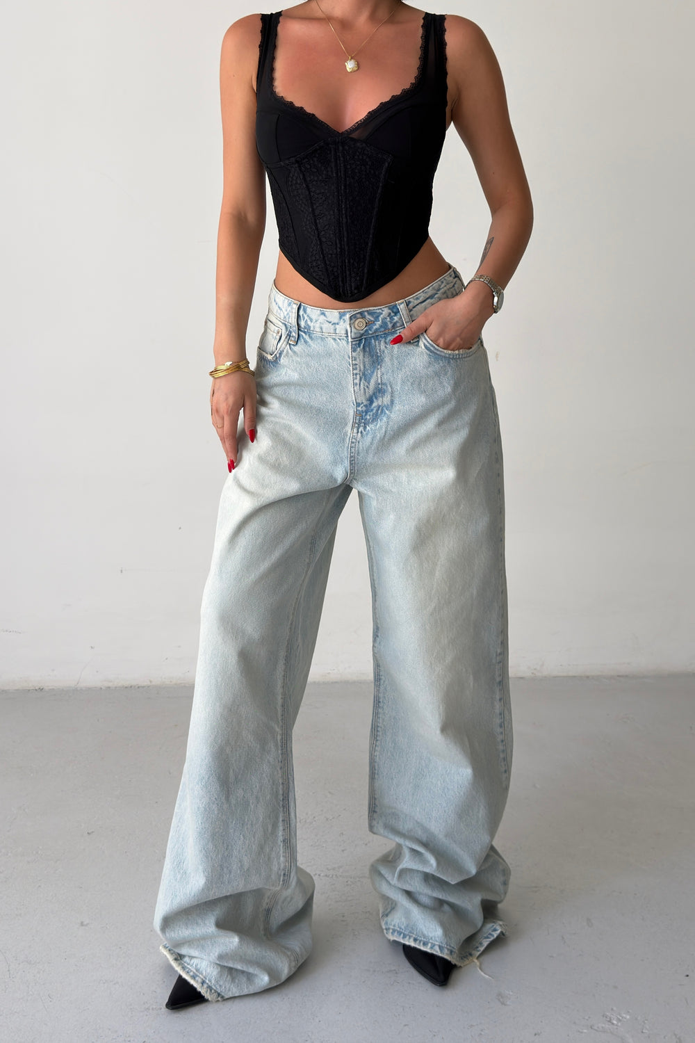 Routines Vintage Wash Baggy Jeans 2009-1 - ROUTINES