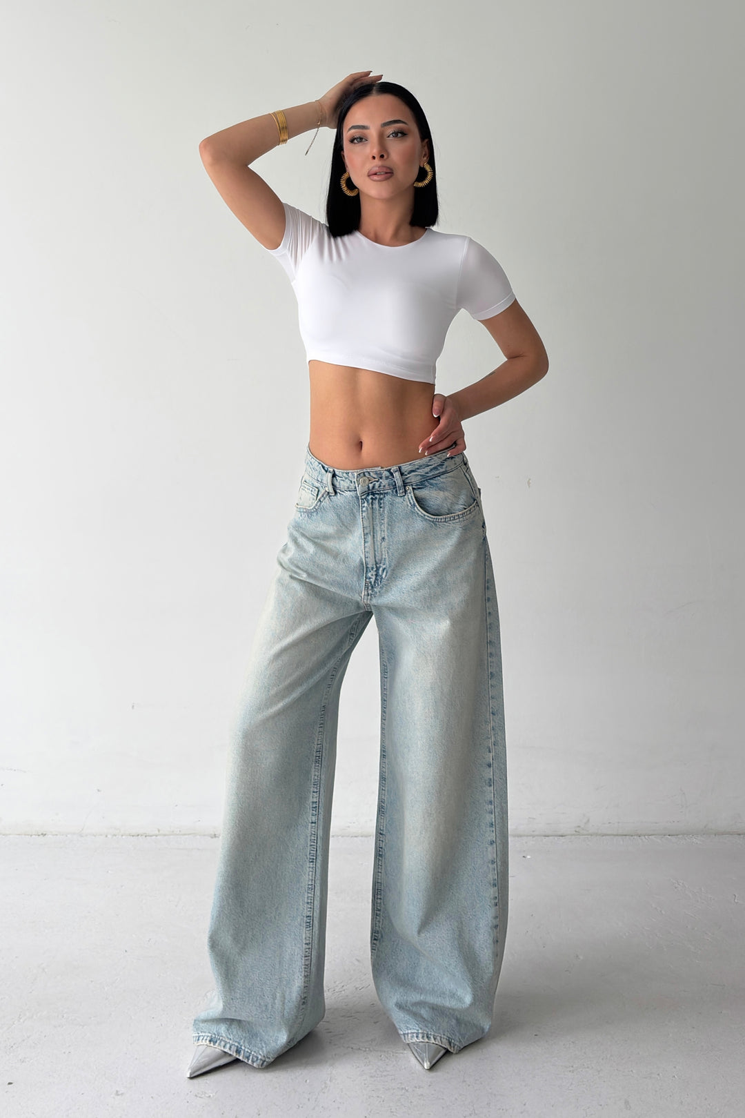 Routines Vintage Wash Baggy Jeans 3311-4S6 - ROUTINES