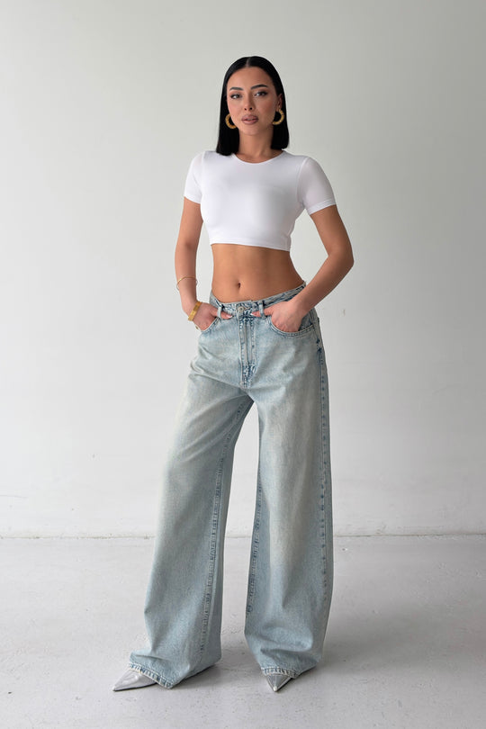 Routines Vintage Wash Baggy Jeans 3311-4S6 - ROUTINES
