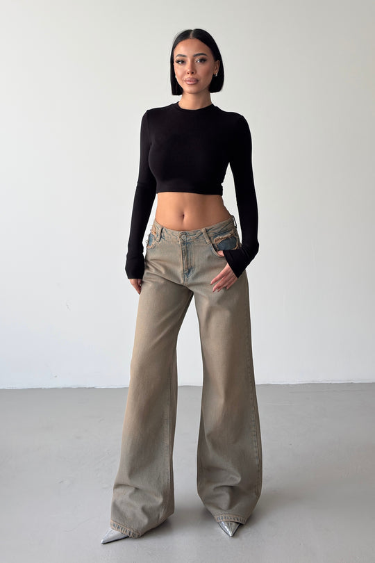 Routines Vintage Wash Mid-waist Jeans 2752 - ROUTINES