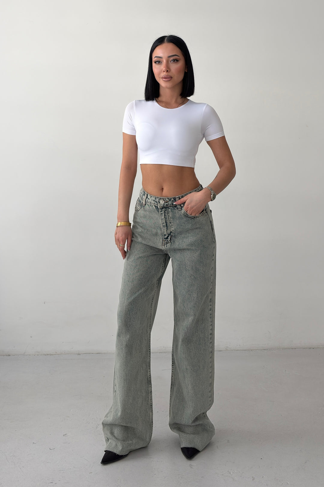 Routines Vintage Wash Straight Jeans 7937 - ROUTINES