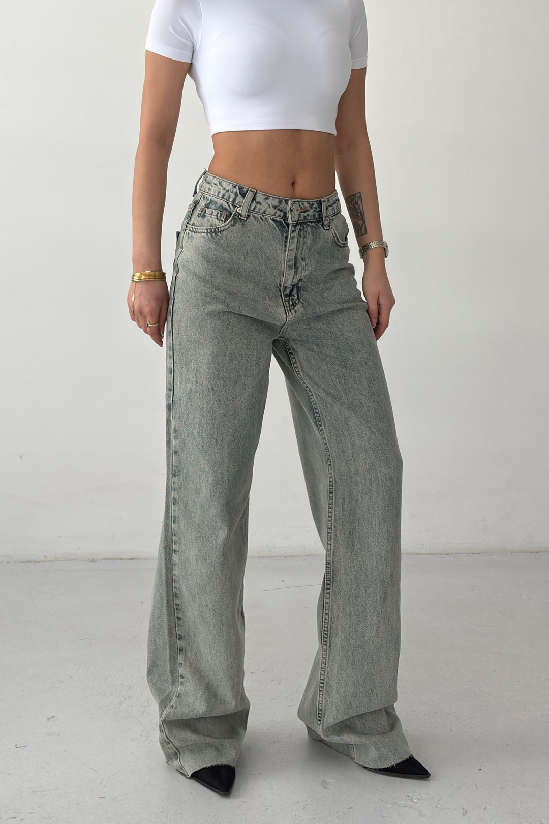 Routines Vintage Wash Straight Jeans 7937 - ROUTINES