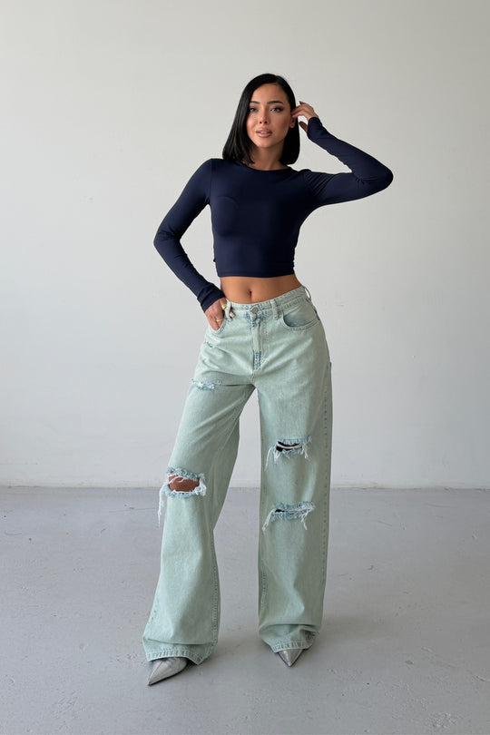 Routines Vintage Washed Detailed Jeans 1370-1