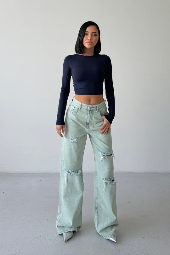 Routines Vintage Washed Detailed Jeans 1370-1