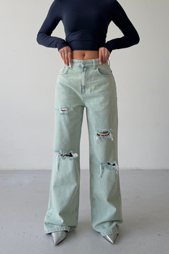 Routines Vintage Washed Detailed Jeans 1370-1