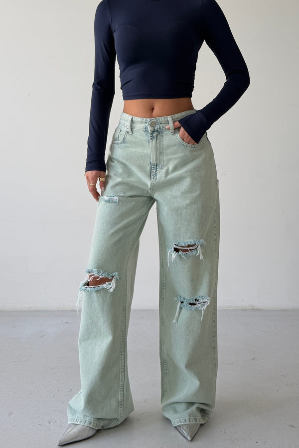 Routines Vintage Washed Detailed Jeans 1370-1