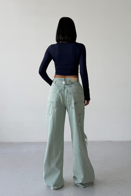 Routines Vintage Washed Detailed Jeans 1370-1