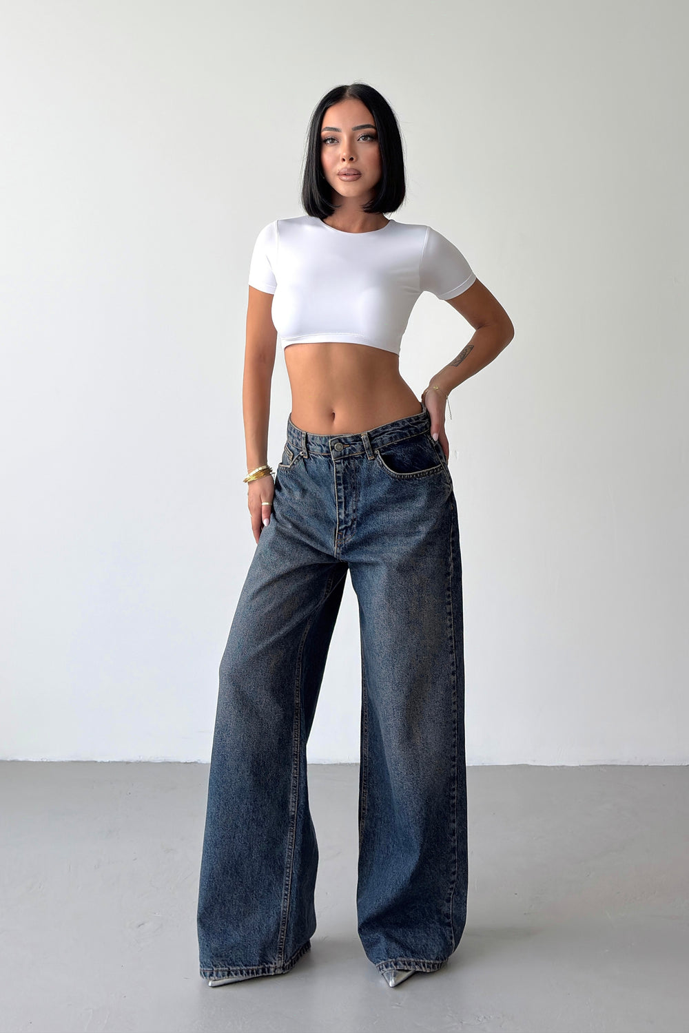 Routines Vintage Washed Super Baggy Jeans 3311