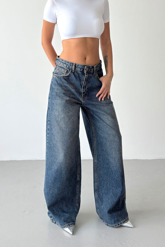 Routines Vintage Washed Super Baggy Jeans 3311